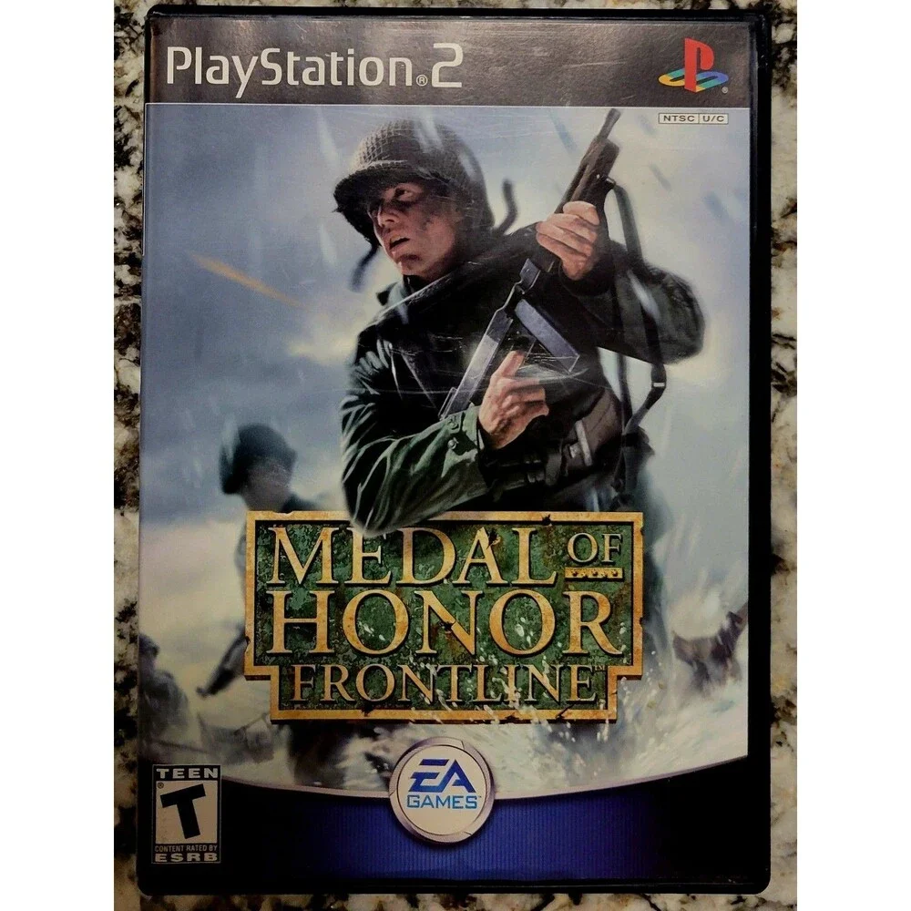 Medal of Honor:Frontline Sony PlayStation 2 PS2,CIB,MANUAL,TESTED,FAST SHIPPING